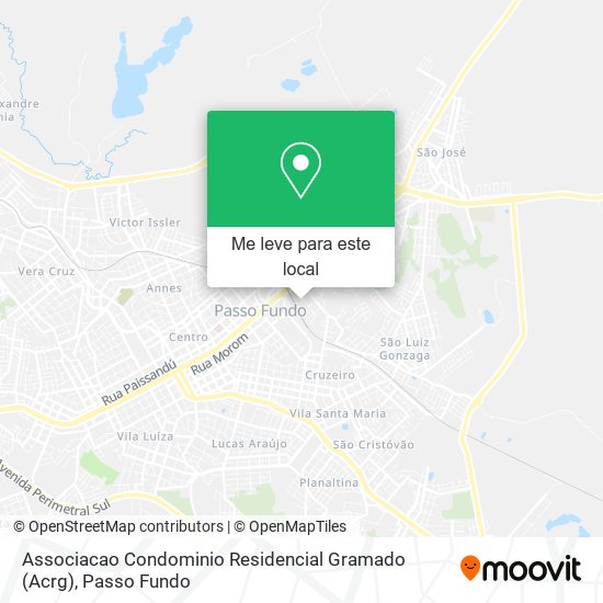 Associacao Condominio Residencial Gramado (Acrg) mapa