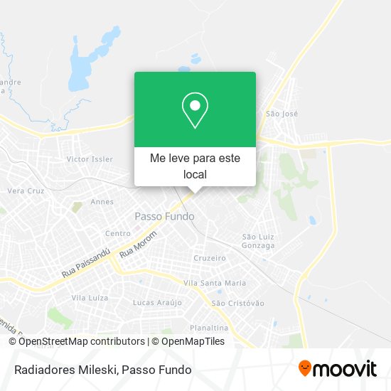 Radiadores Mileski mapa