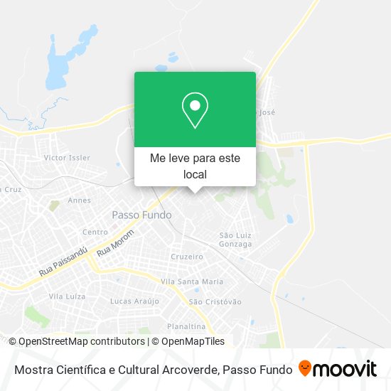 Mostra Científica e Cultural Arcoverde mapa