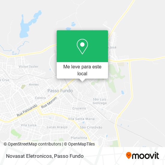 Novasat Eletronicos mapa