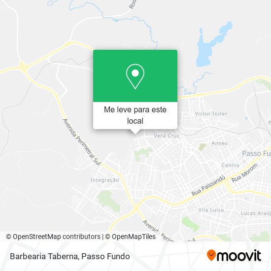 Barbearia Taberna mapa