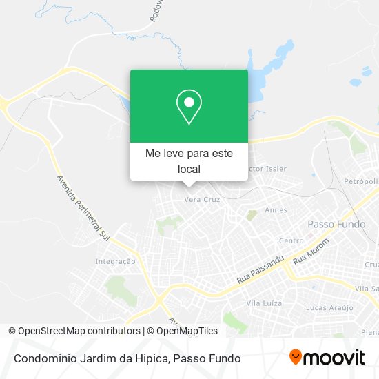 Condominio Jardim da Hipica mapa