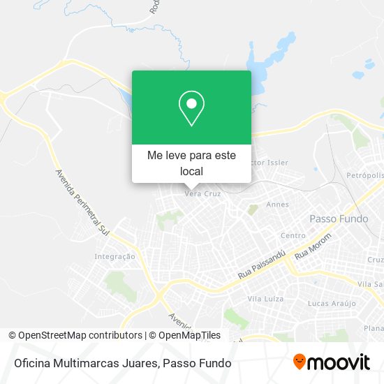 Oficina Multimarcas Juares mapa