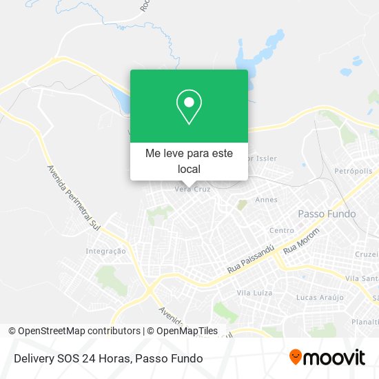 Delivery SOS 24 Horas mapa
