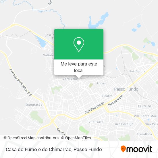 Casa do Fumo e do Chimarrão mapa