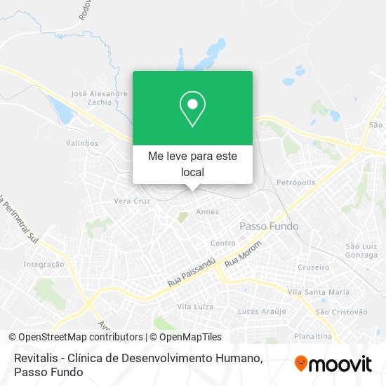 Revitalis - Clínica de Desenvolvimento Humano mapa