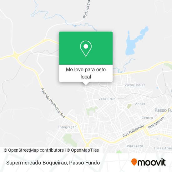 Supermercado Boqueirao mapa