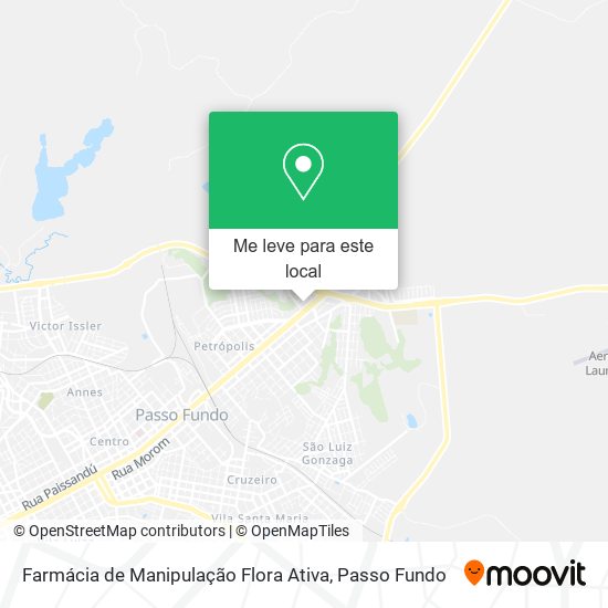 Farmácia de Manipulação Flora Ativa mapa