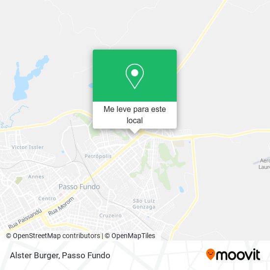 Alster Burger mapa