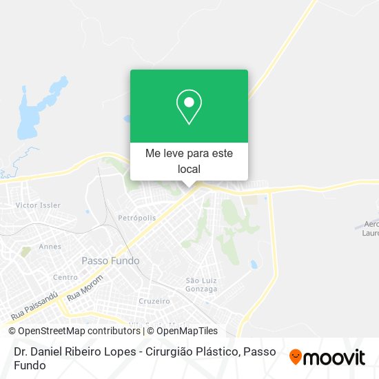 Dr. Daniel Ribeiro Lopes - Cirurgião Plástico mapa