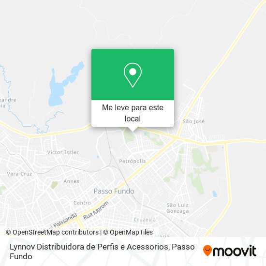 Lynnov Distribuidora de Perfis e Acessorios mapa