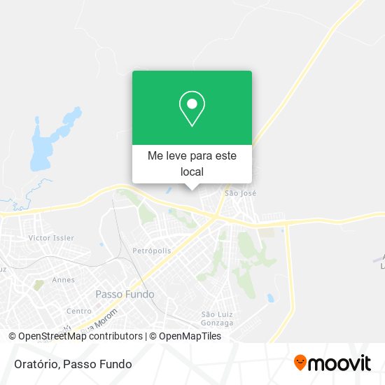 Oratório mapa