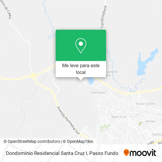 Dondominio Residencial Santa Cruz I mapa