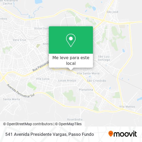 541 Avenida Presidente Vargas mapa
