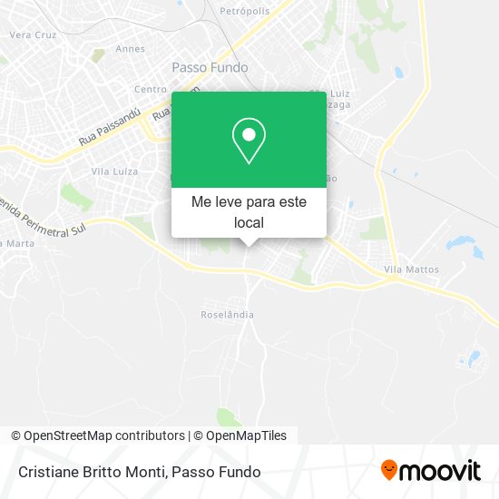 Cristiane Britto Monti mapa