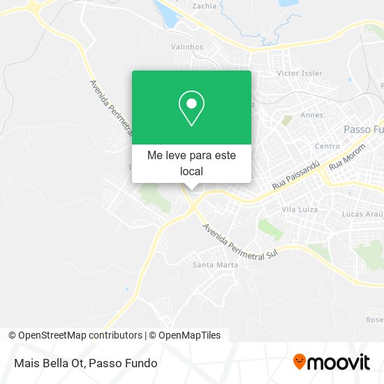 Mais Bella Ot mapa