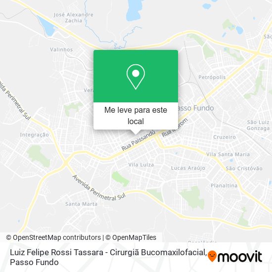 Luiz Felipe Rossi Tassara - Cirurgiã Bucomaxilofacial mapa