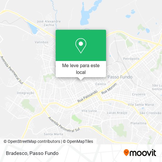 Bradesco mapa