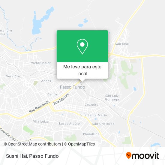 Sushi Hai mapa