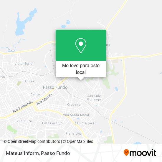 Mateus Inform mapa