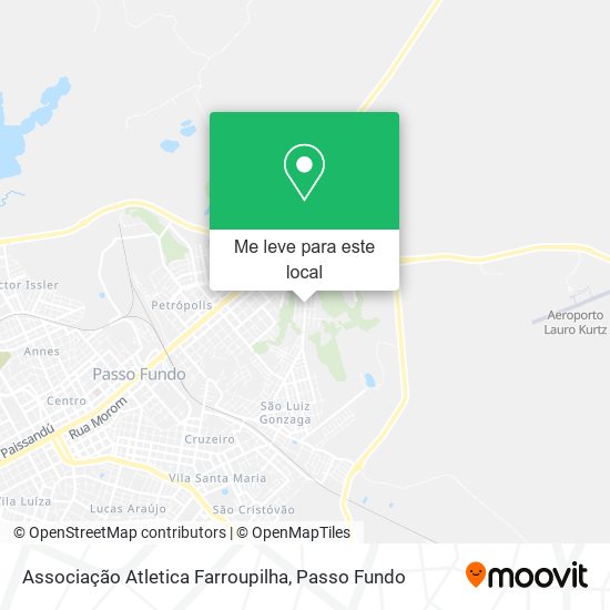 Associação Atletica Farroupilha mapa