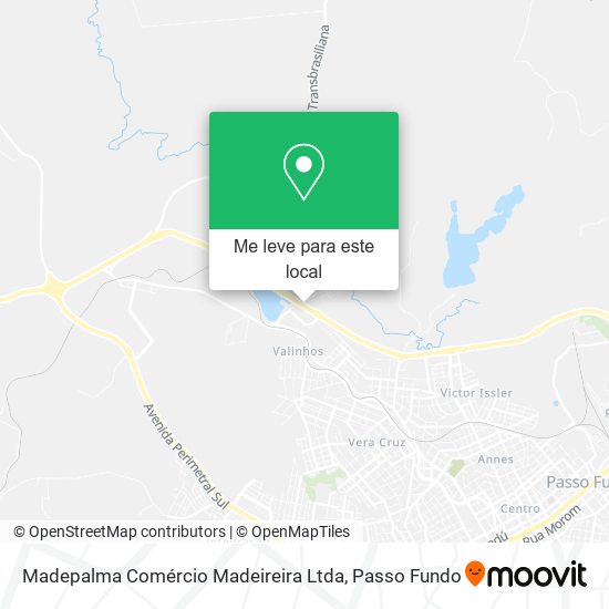 Madepalma Comércio Madeireira Ltda mapa