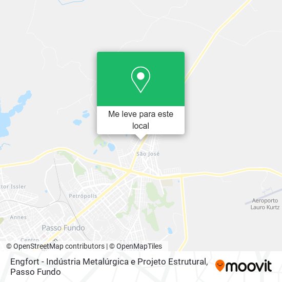 Engfort - Indústria Metalúrgica e Projeto Estrutural mapa