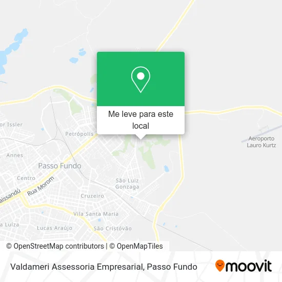 Valdameri Assessoria Empresarial mapa
