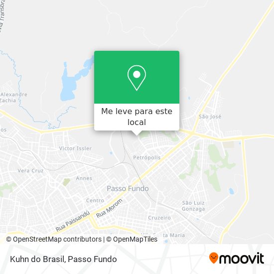 Kuhn do Brasil mapa