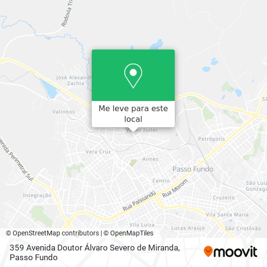 359 Avenida Doutor Álvaro Severo de Miranda mapa