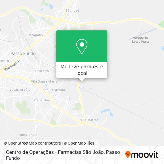 Centro de Operações - Farmacias São João mapa