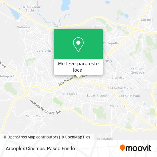 Arcoplex Cinemas mapa