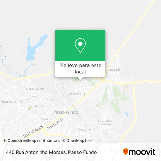 440 Rua Antoninho Moraes mapa