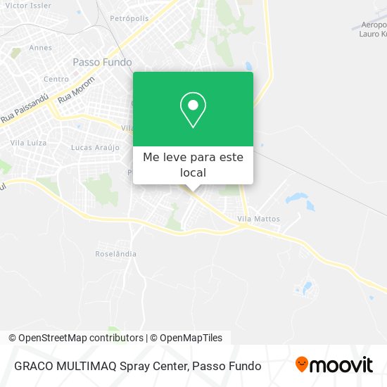 GRACO MULTIMAQ Spray Center mapa