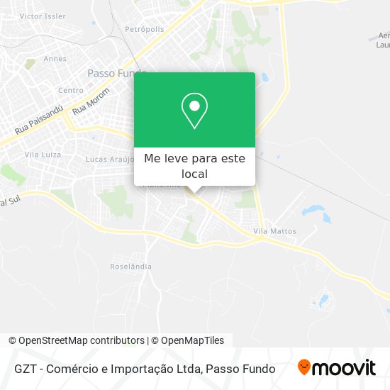 GZT - Comércio e Importação Ltda mapa