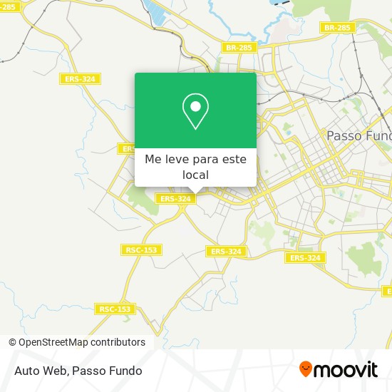 Auto Web mapa