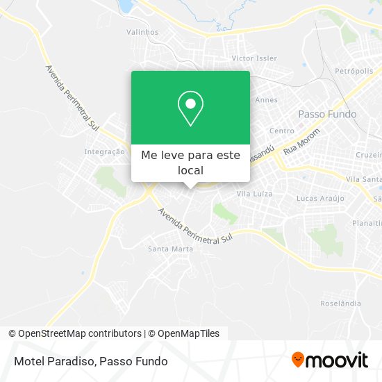 Motel Paradiso mapa