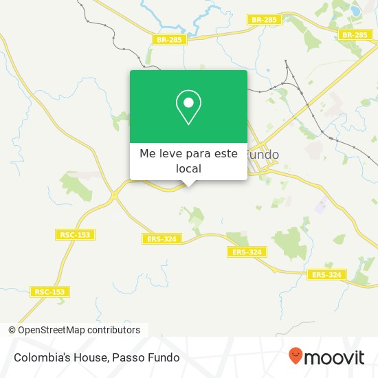 Colombia's House mapa