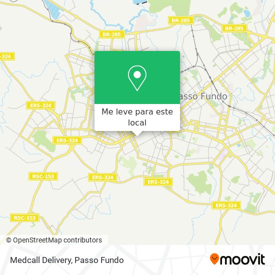 Medcall Delivery mapa