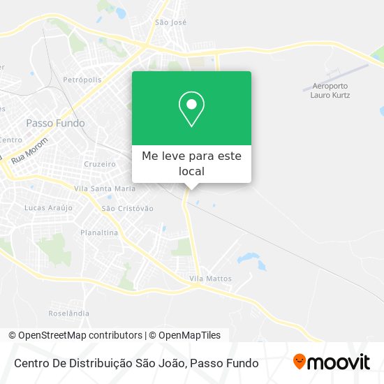 Centro De Distribuição São João mapa