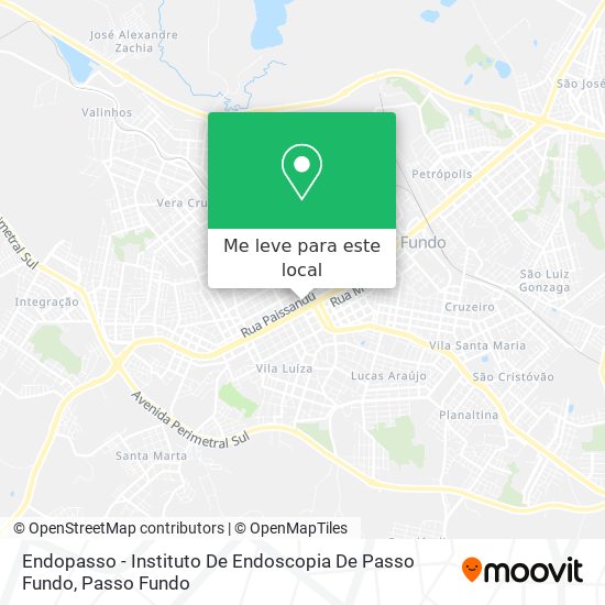 Endopasso - Instituto De Endoscopia De Passo Fundo mapa