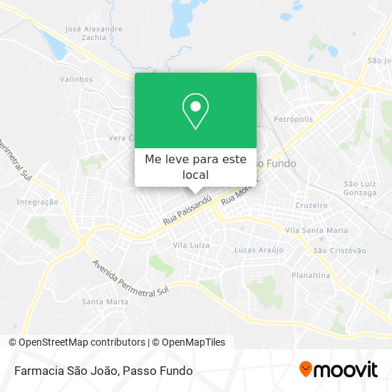 Farmacia São João mapa