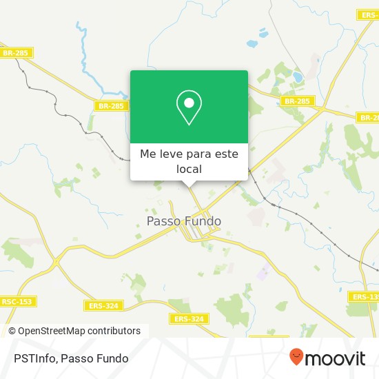 PSTInfo mapa