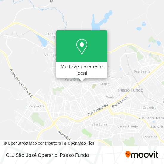 CLJ São José Operario mapa