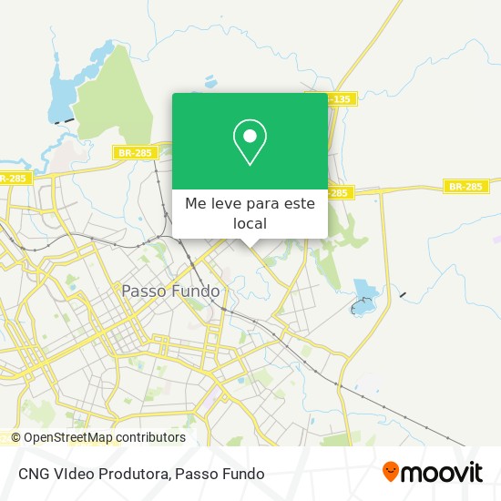 CNG VIdeo Produtora mapa