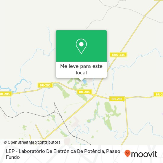 LEP - Laboratório De Eletrônica De Potência mapa