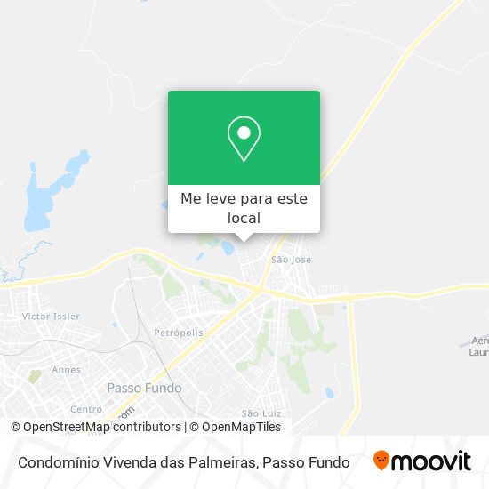 Condomínio Vivenda das Palmeiras mapa