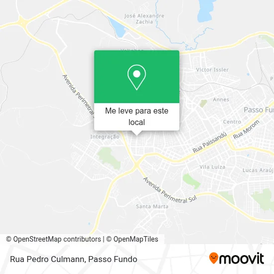 Rua Pedro Culmann mapa
