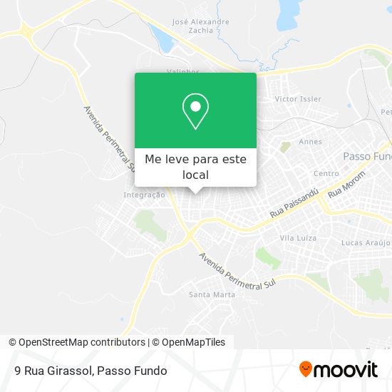 9 Rua Girassol mapa