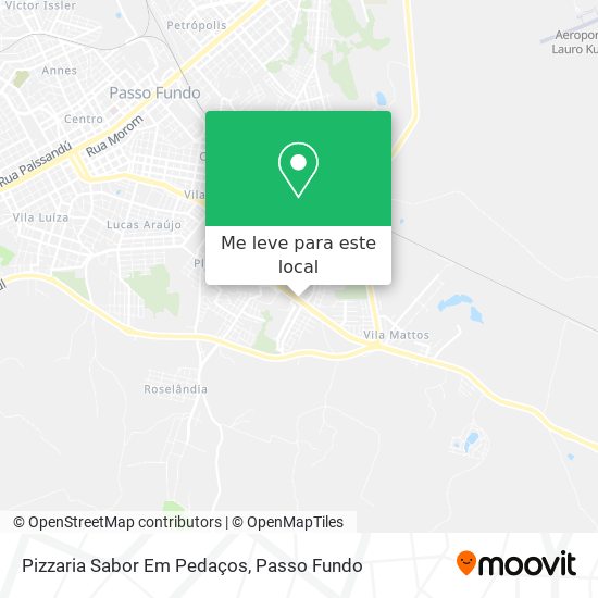 Pizzaria Sabor Em Pedaços mapa
